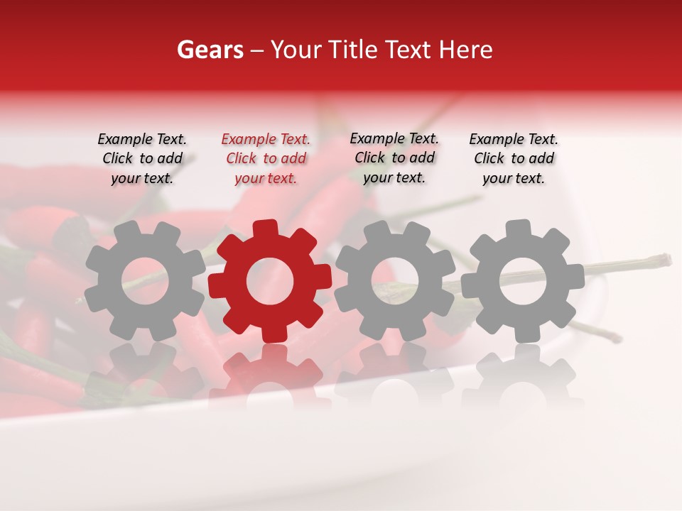 Paprika Chilis Gem PowerPoint Template