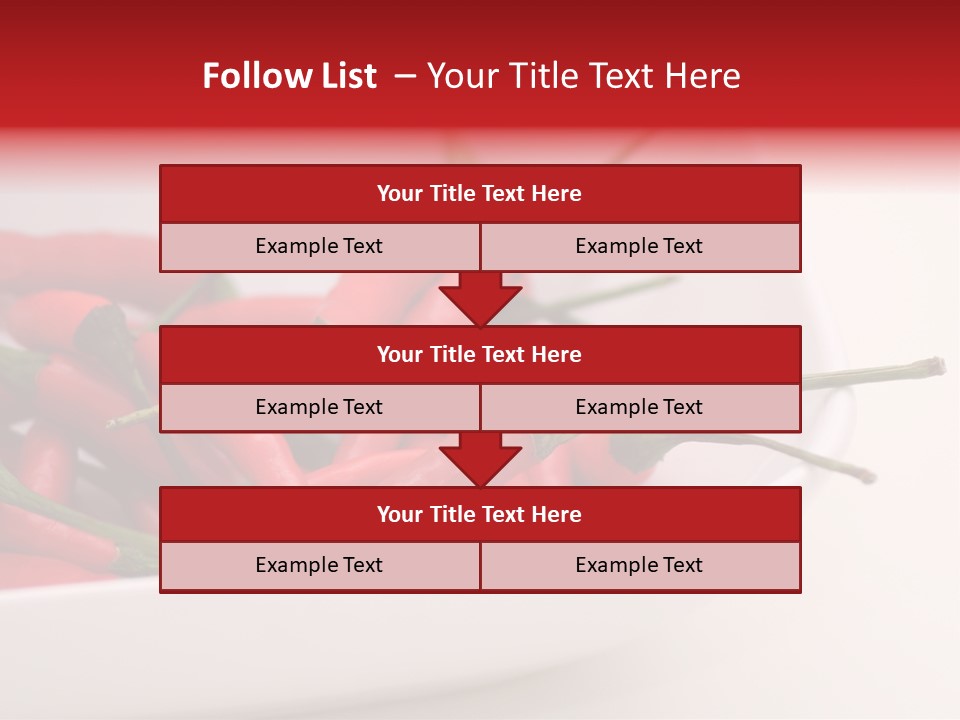 Paprika Chilis Gem PowerPoint Template