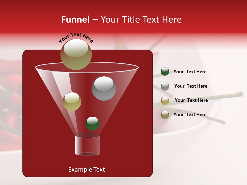 Paprika Chilis Gem PowerPoint Template