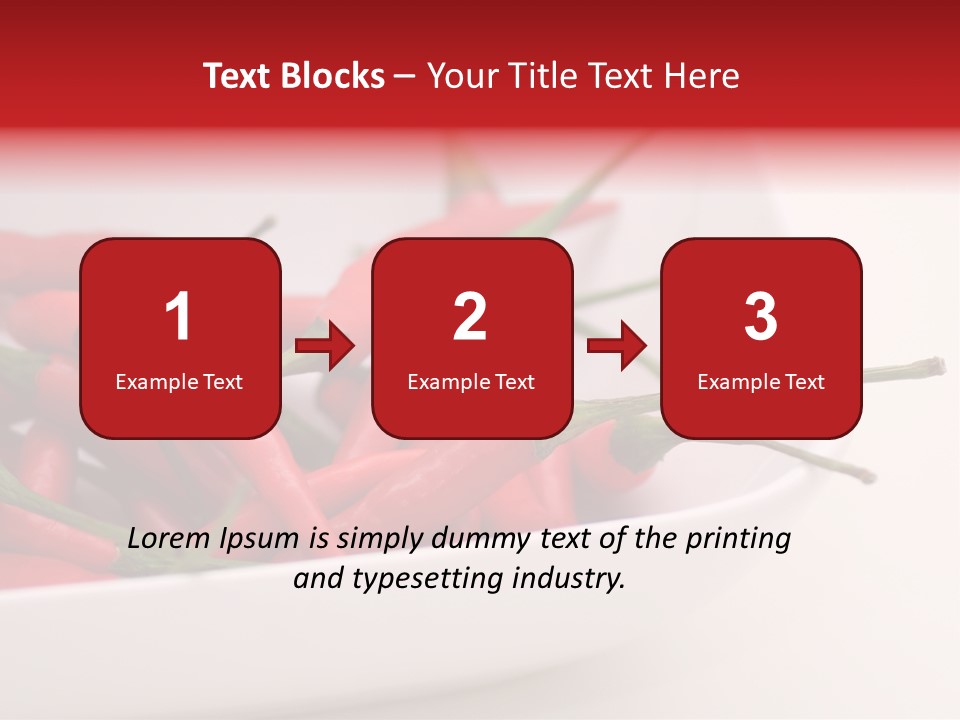 Paprika Chilis Gem PowerPoint Template