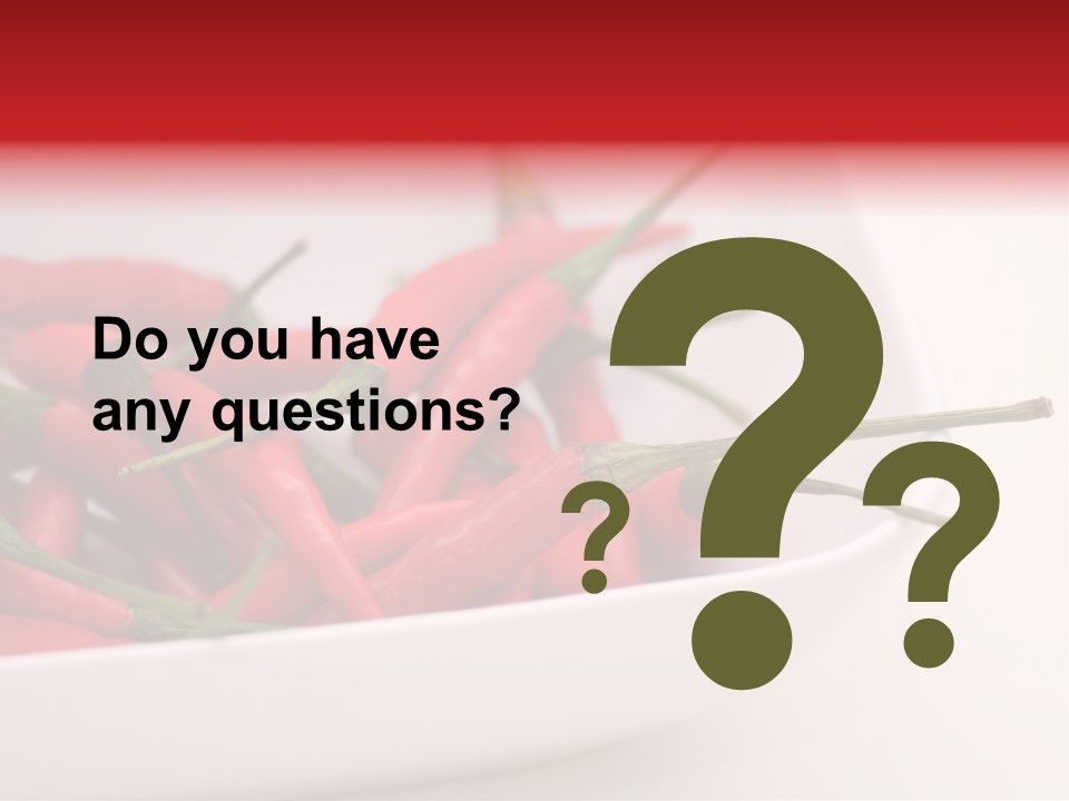 Paprika Chilis Gem PowerPoint Template