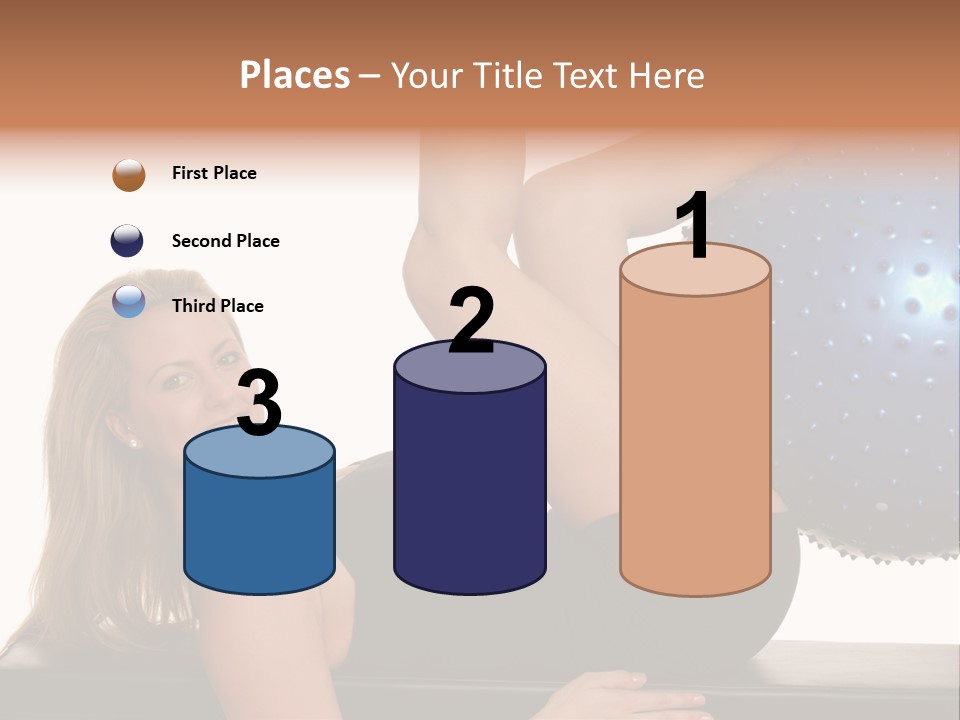 Exercise Woman Shaping PowerPoint Template