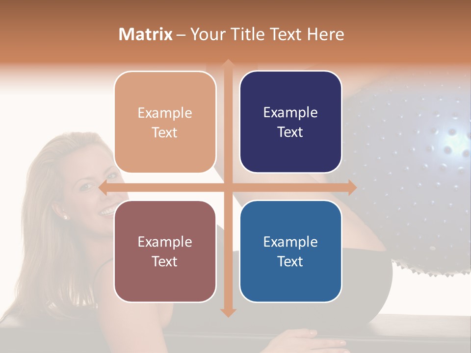 Exercise Woman Shaping PowerPoint Template