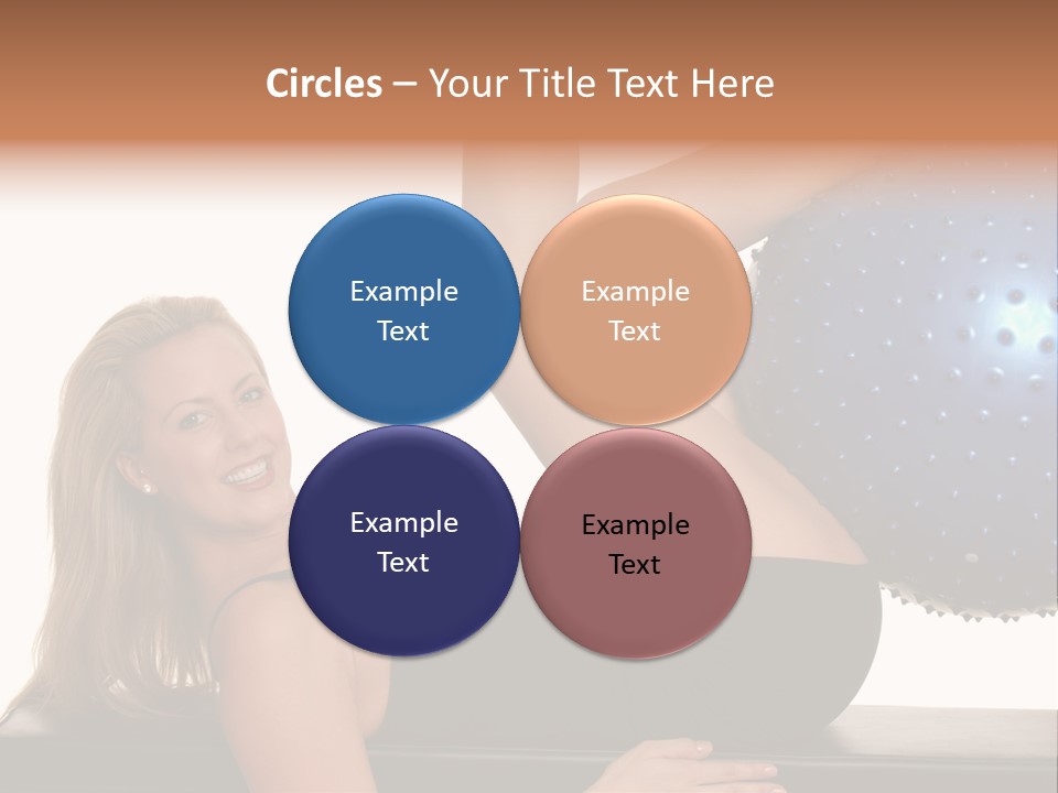 Exercise Woman Shaping PowerPoint Template