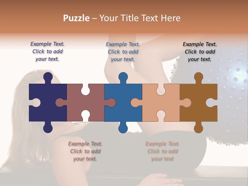 Exercise Woman Shaping PowerPoint Template