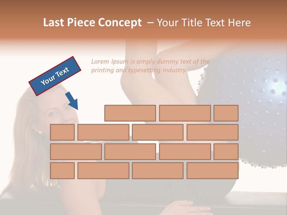 Exercise Woman Shaping PowerPoint Template