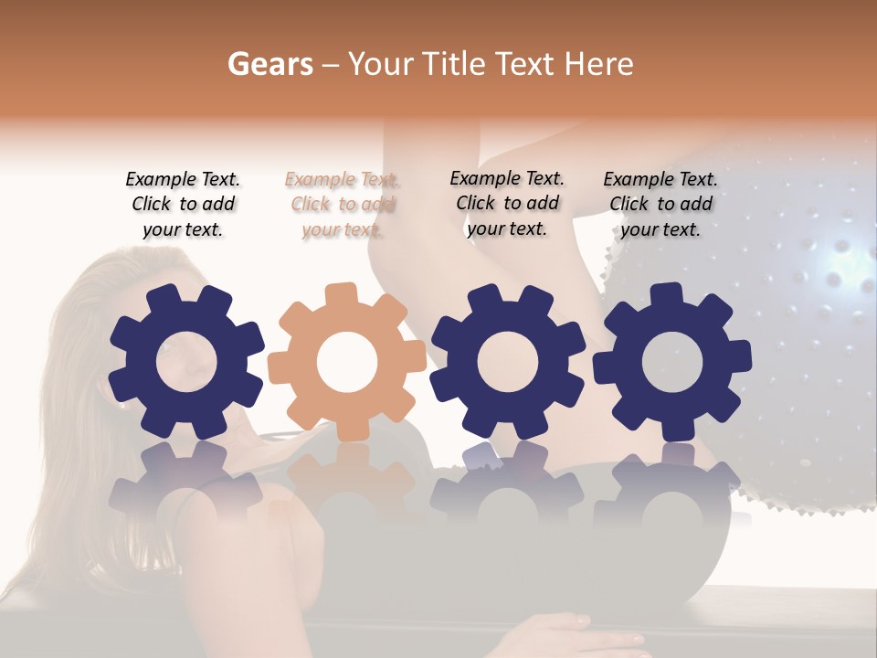 Exercise Woman Shaping PowerPoint Template