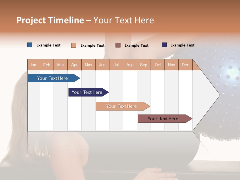 Exercise Woman Shaping PowerPoint Template
