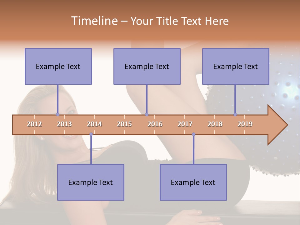 Exercise Woman Shaping PowerPoint Template