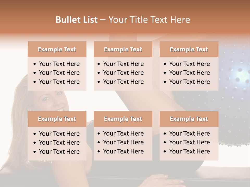 Exercise Woman Shaping PowerPoint Template