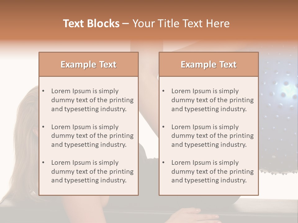 Exercise Woman Shaping PowerPoint Template