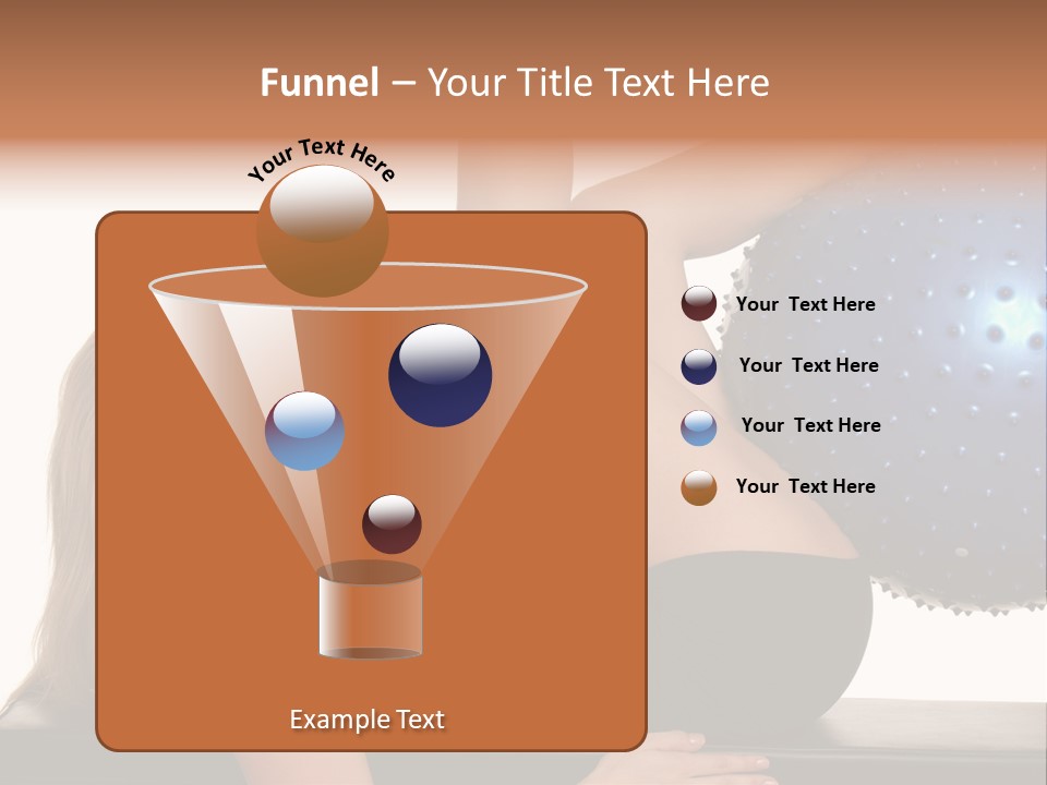 Exercise Woman Shaping PowerPoint Template