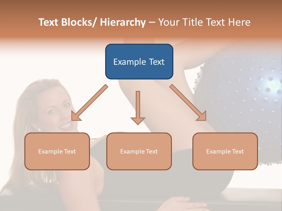 Exercise Woman Shaping PowerPoint Template