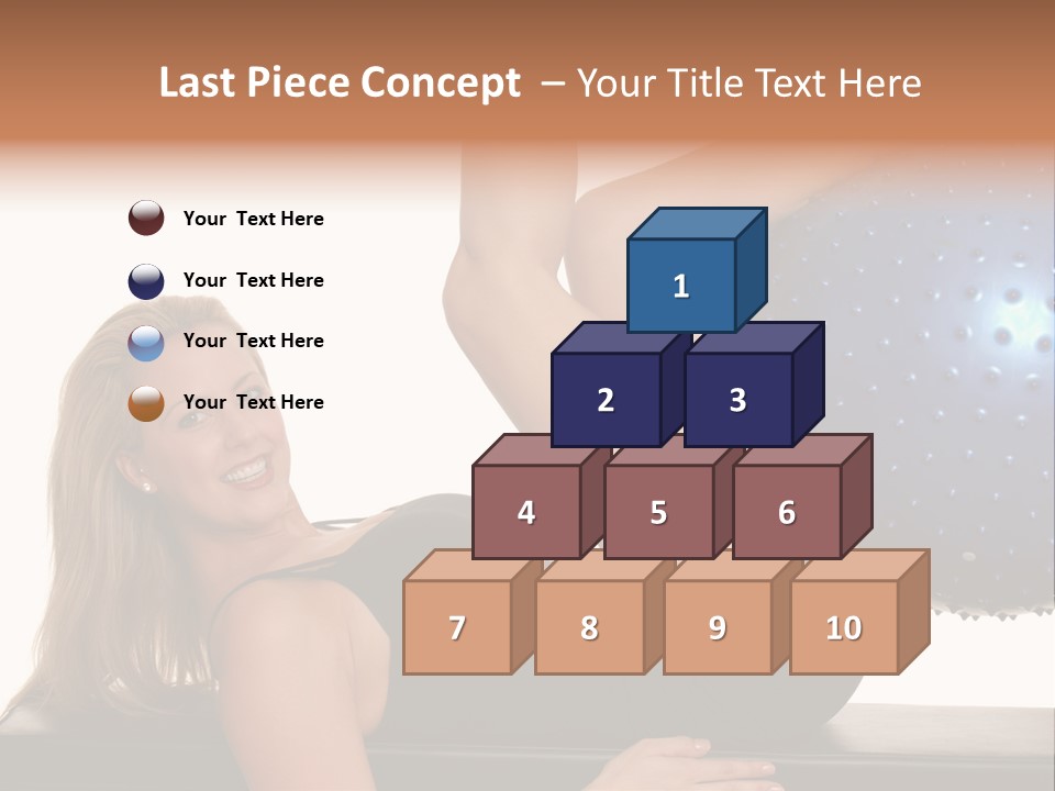 Exercise Woman Shaping PowerPoint Template