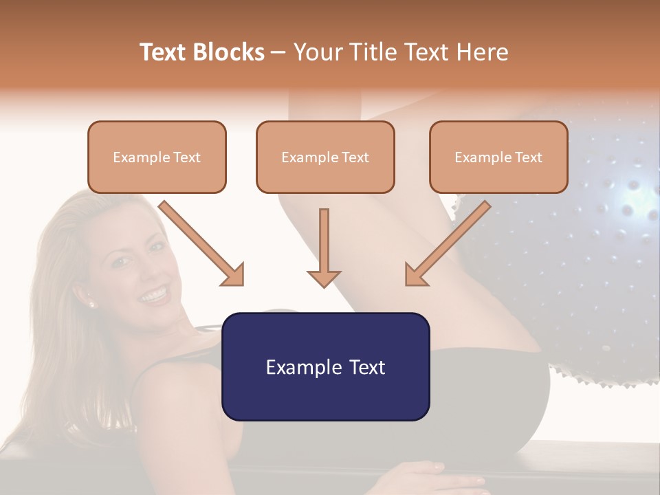 Exercise Woman Shaping PowerPoint Template