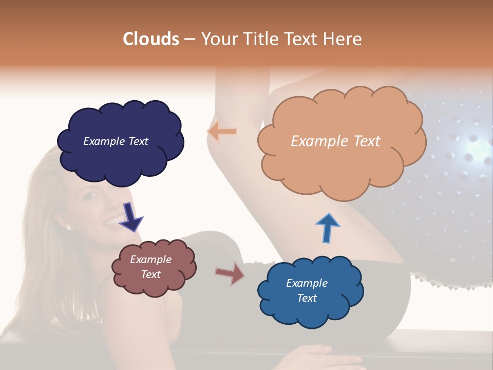 Exercise Woman Shaping PowerPoint Template
