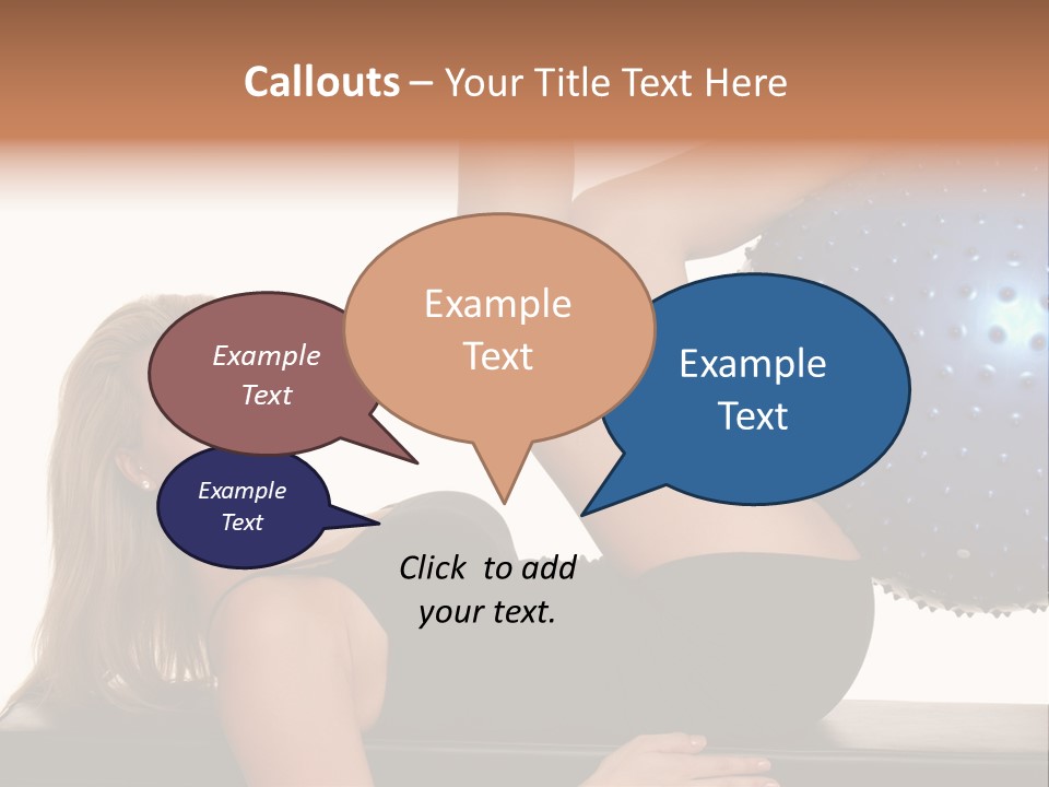 Exercise Woman Shaping PowerPoint Template