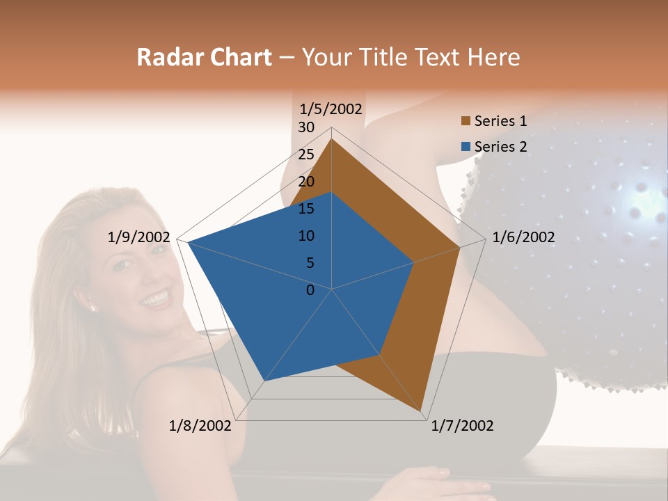 Exercise Woman Shaping PowerPoint Template