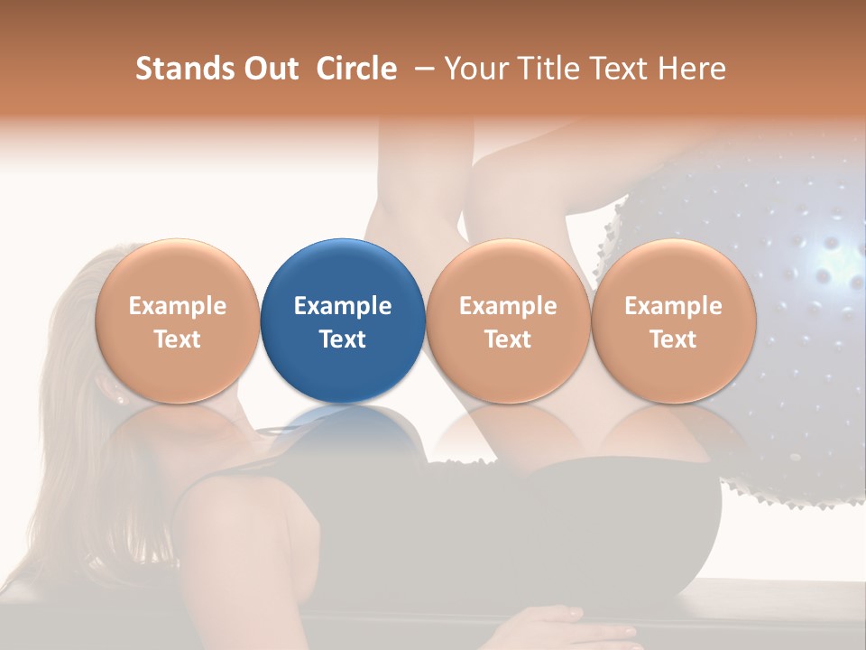 Exercise Woman Shaping PowerPoint Template