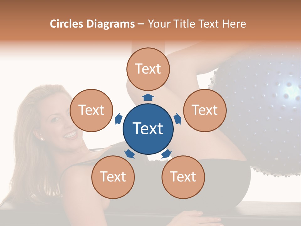 Exercise Woman Shaping PowerPoint Template