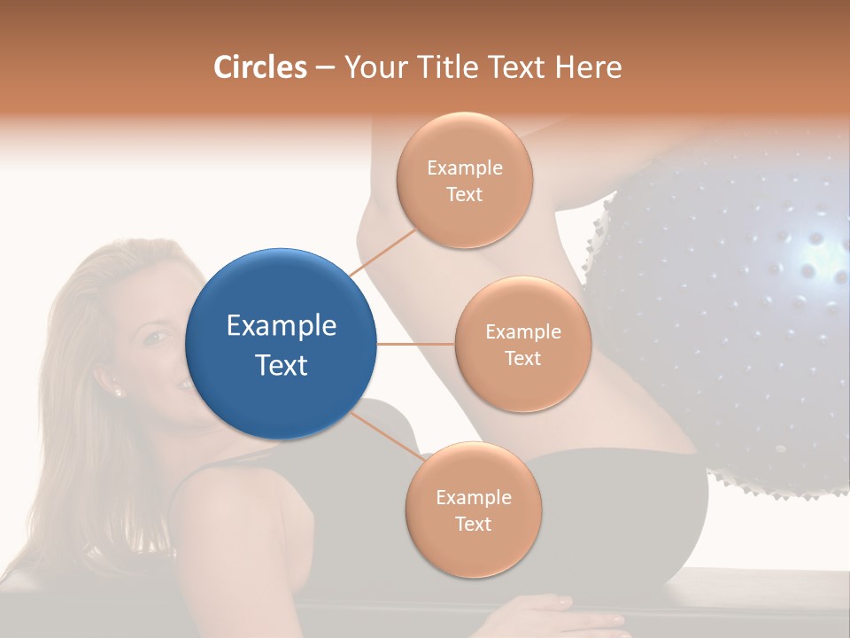 Exercise Woman Shaping PowerPoint Template