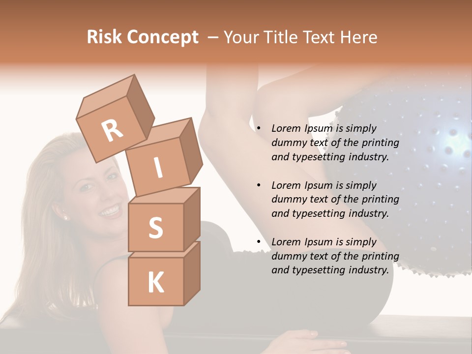 Exercise Woman Shaping PowerPoint Template