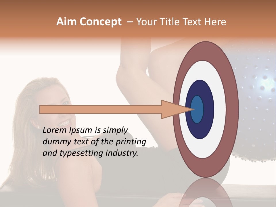 Exercise Woman Shaping PowerPoint Template