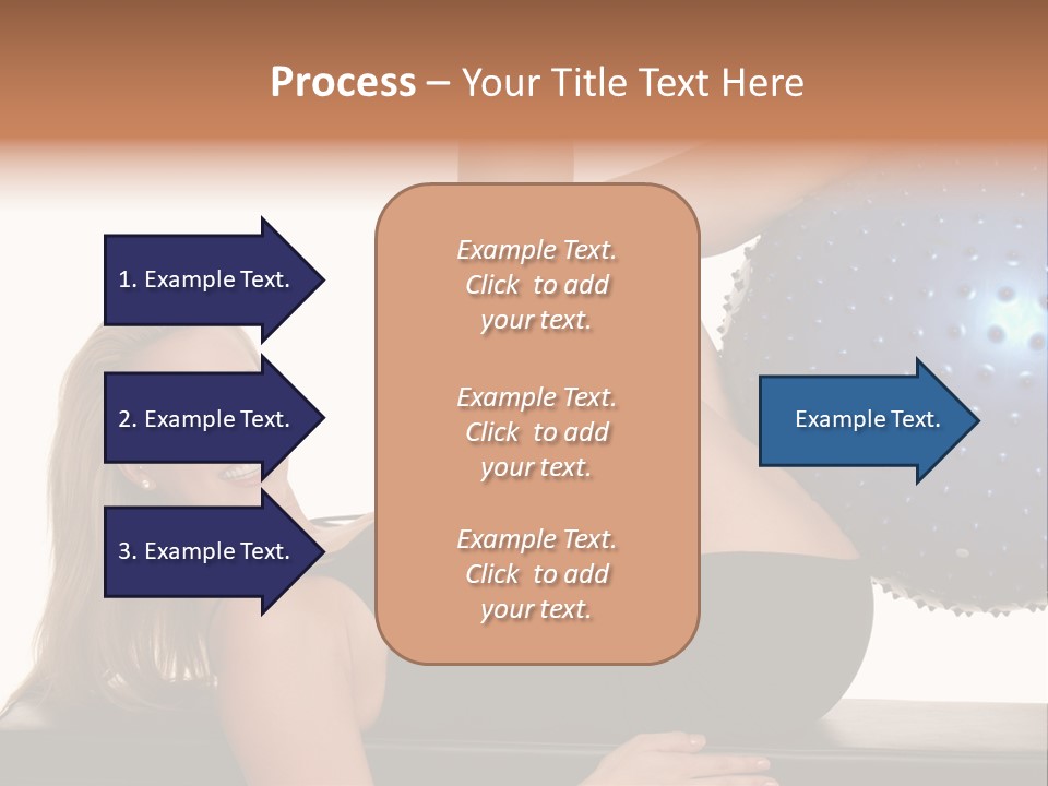 Exercise Woman Shaping PowerPoint Template