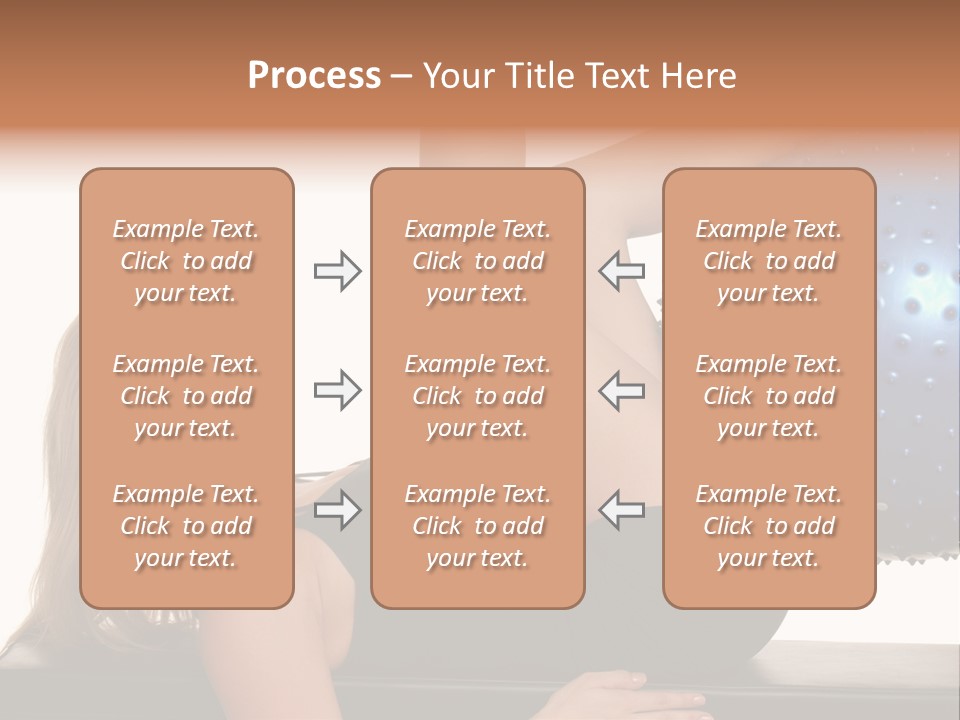 Exercise Woman Shaping PowerPoint Template