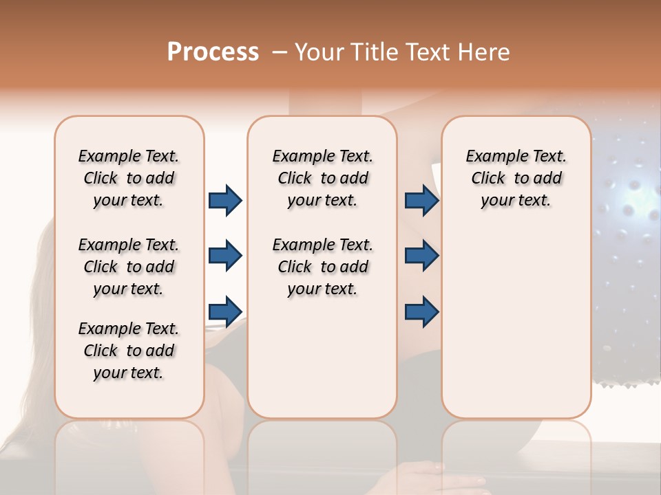 Exercise Woman Shaping PowerPoint Template