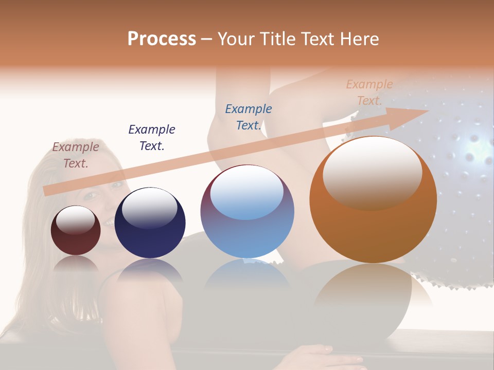 Exercise Woman Shaping PowerPoint Template