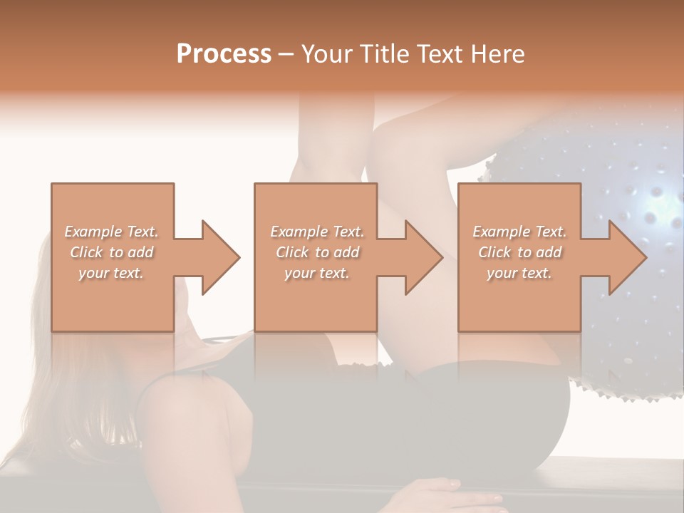 Exercise Woman Shaping PowerPoint Template