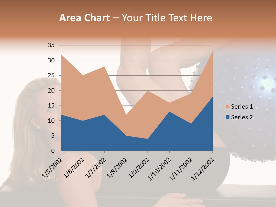 Exercise Woman Shaping PowerPoint Template
