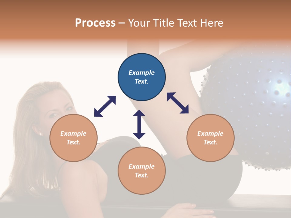 Exercise Woman Shaping PowerPoint Template