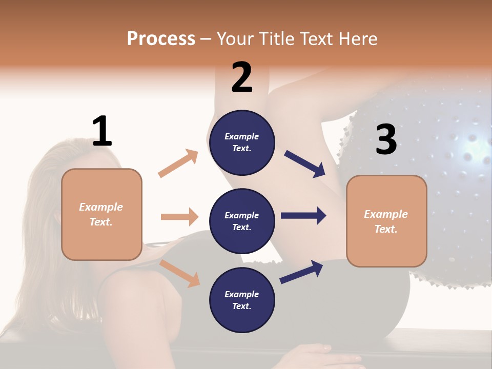 Exercise Woman Shaping PowerPoint Template