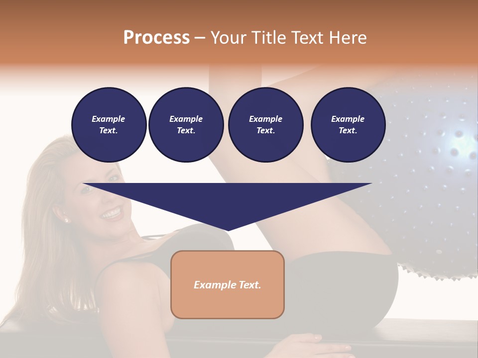 Exercise Woman Shaping PowerPoint Template