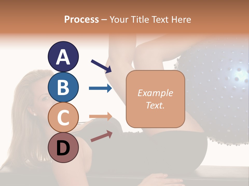 Exercise Woman Shaping PowerPoint Template