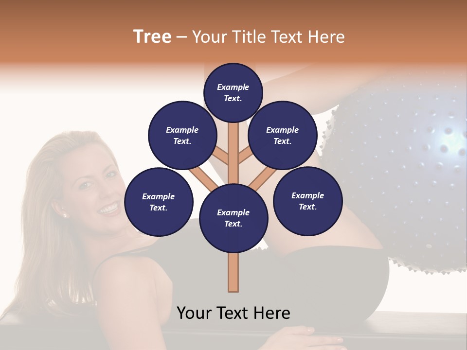 Exercise Woman Shaping PowerPoint Template