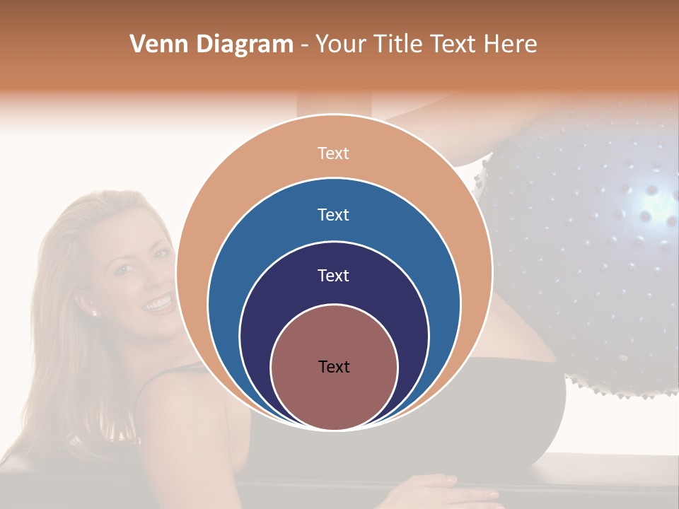 Exercise Woman Shaping PowerPoint Template