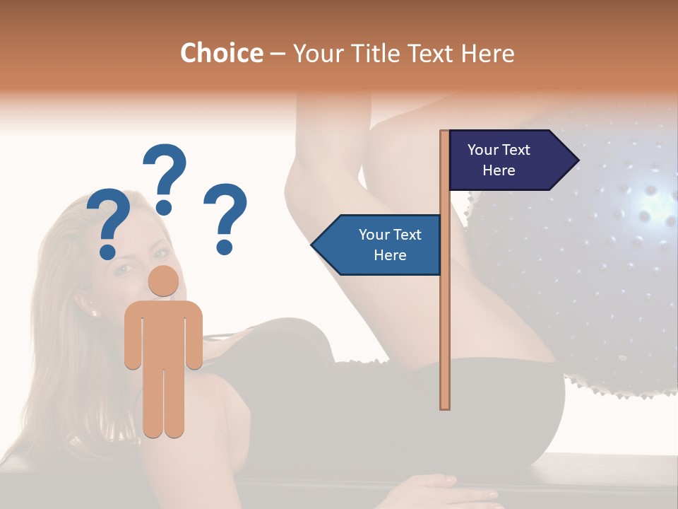 Exercise Woman Shaping PowerPoint Template