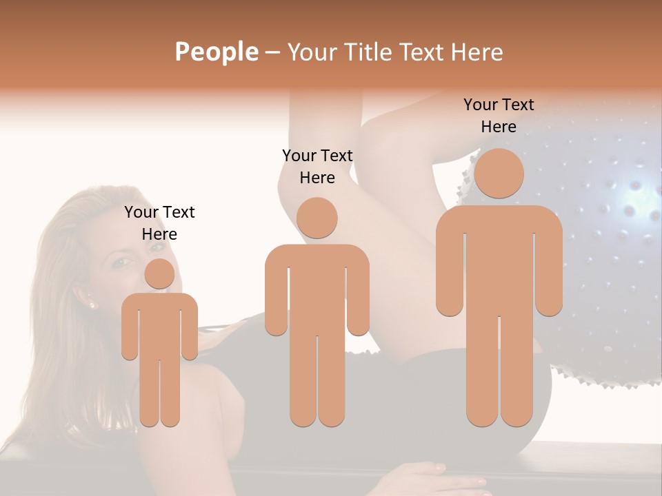 Exercise Woman Shaping PowerPoint Template