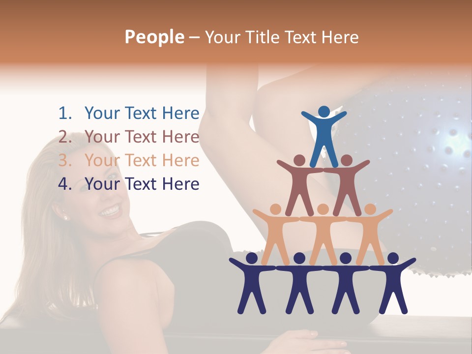 Exercise Woman Shaping PowerPoint Template