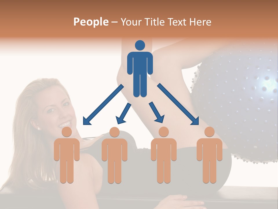 Exercise Woman Shaping PowerPoint Template