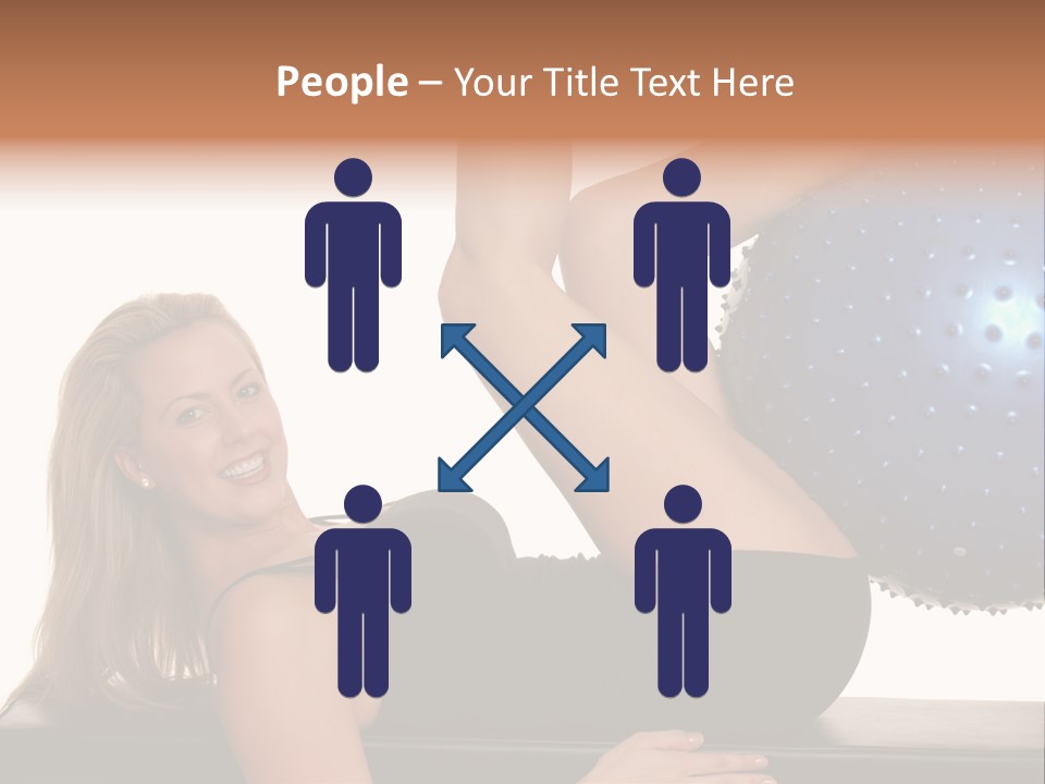 Exercise Woman Shaping PowerPoint Template