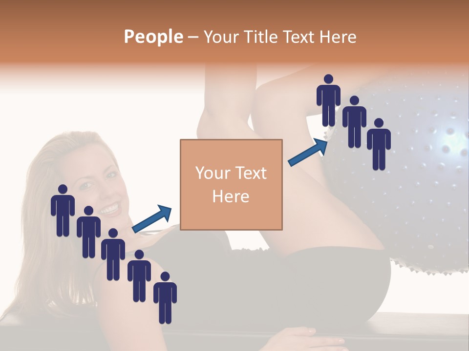 Exercise Woman Shaping PowerPoint Template