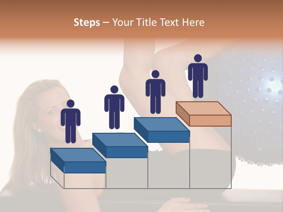 Exercise Woman Shaping PowerPoint Template