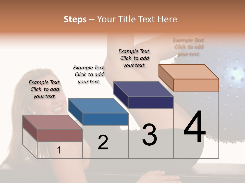Exercise Woman Shaping PowerPoint Template