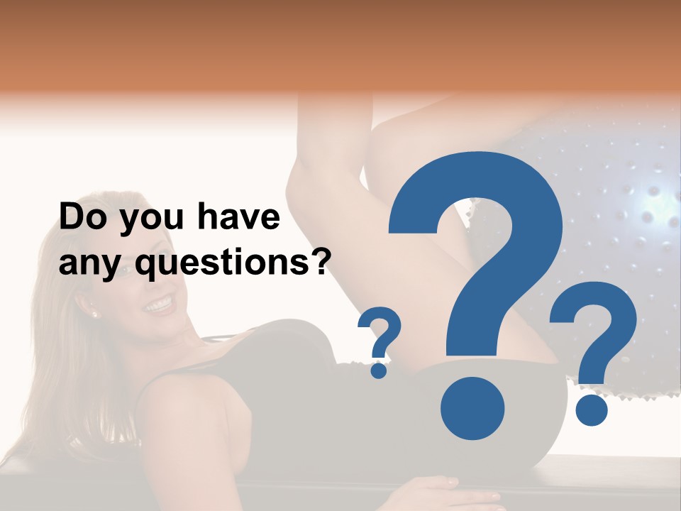 Exercise Woman Shaping PowerPoint Template