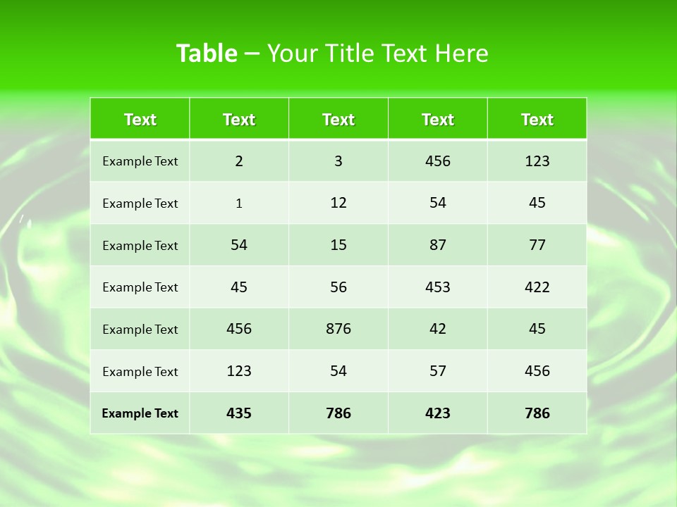 Gotear Pliegue Gota PowerPoint Template