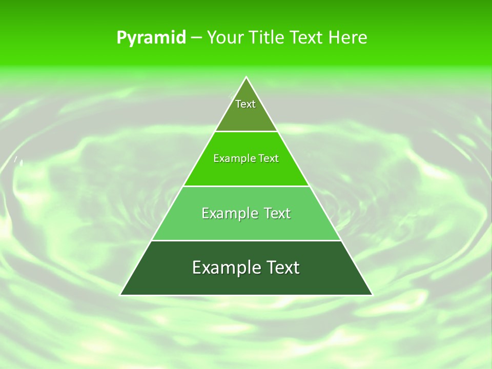 Gotear Pliegue Gota PowerPoint Template